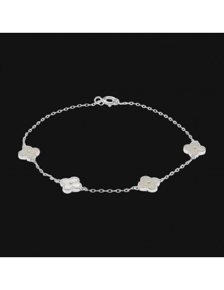 Pul.tipo Van Cleef de 4 c/nacar 19 cm largo total