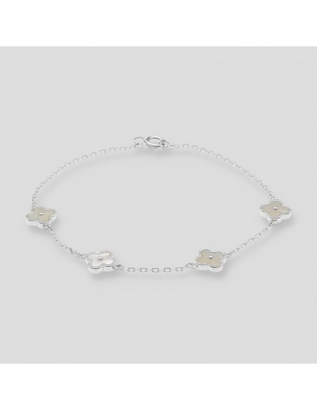 Pul.tipo Van Cleef de 4 c/nacar 19 cm largo total