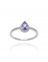 An. solitario c/piedra violeta lagrima y zc
