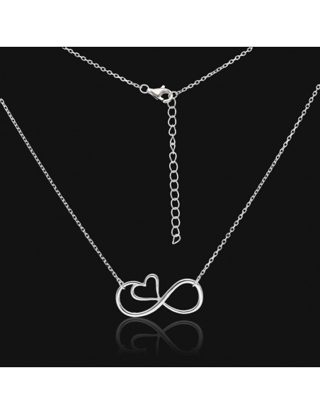 Conj,infinito grande 3 cm x 1.2 c/corazon