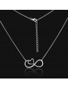 Conj,infinito grande 3 cm x 1.2 c/corazon