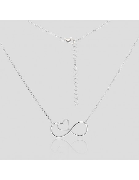 Conj,infinito grande 3 cm x 1.2 c/corazon