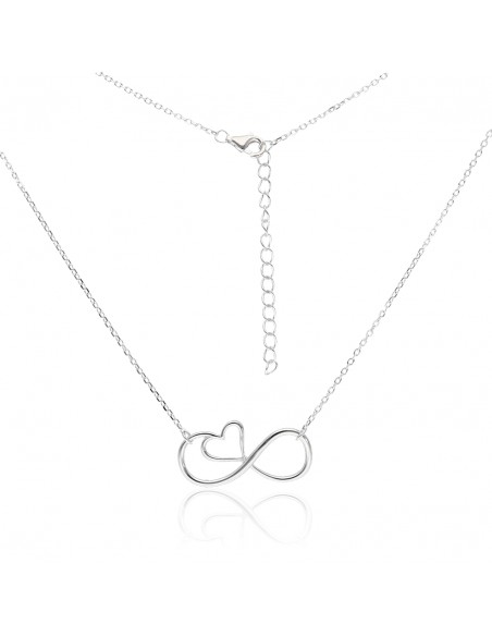 Conj,infinito grande 3 cm x 1.2 c/corazon