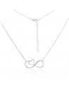 Conj,infinito grande 3 cm x 1.2 c/corazon