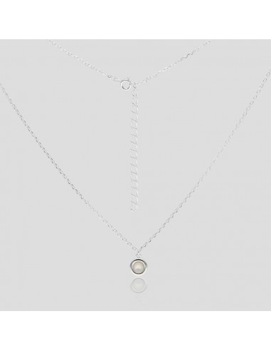 Collar c/nacar redondo mini bombe de...