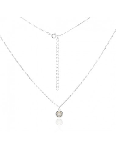 Collar c/nacar redondo mini bombe de...
