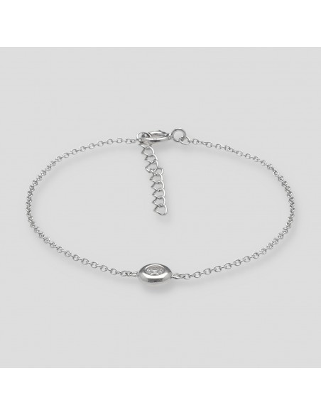 Pul. con zc oval  de 5mm en engarse ingles. Largo total 16+3