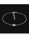 Pul. con zc oval  de 5mm en engarse ingles. Largo total 16+3