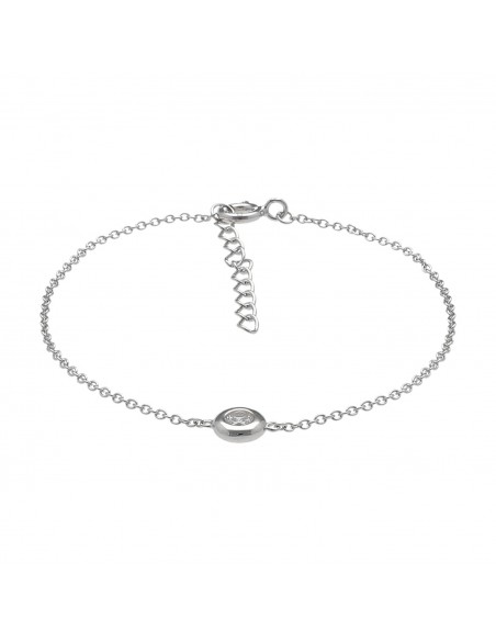 Pul. con zc oval  de 5mm en engarse ingles. Largo total 16+3