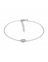 Pul. con zc oval  de 5mm en engarse ingles. Largo total 16+3