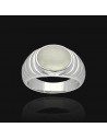 An..c/piedra lunar  12mm x 10mm cabuchon ancho