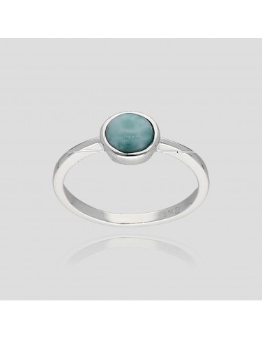 An.solitario c/larimar   6 mm bombe