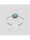 An.solitario c/larimar   6 mm bombe