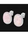 Tor.c/ quarzo rosa facetada de 10mmx 9mm y zc