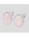 Tor.c/ quarzo rosa facetada de 10mmx 9mm y zc