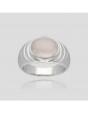 An. cuarzo rosa  12mm x 10mm cabuchon ancho