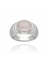 An. cuarzo rosa  12mm x 10mm cabuchon ancho