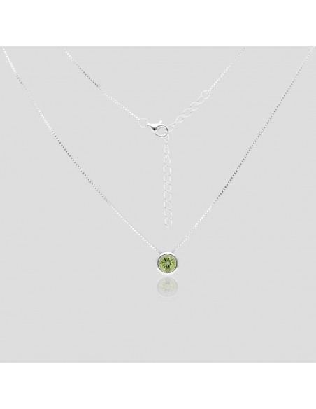 Con.punto de luz de 6 mm PERIDOTO ,largo total 42+5 cm