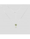 Con.punto de luz de 6 mm PERIDOTO ,largo total 42+5 cm