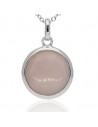 Conj. c/cuarzo rosado natural bombe 10 mm redondo 42+3