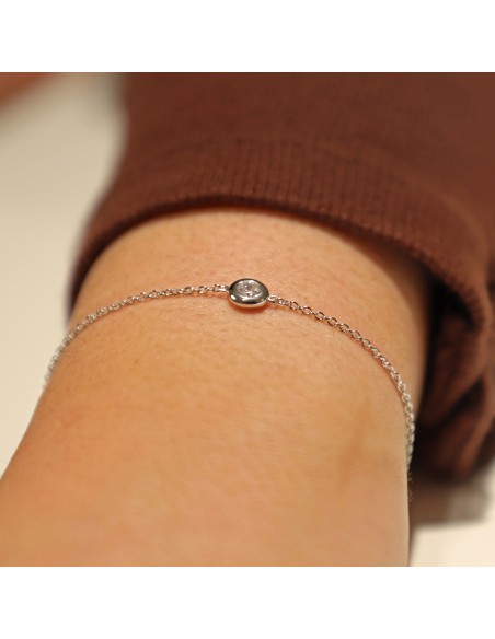 Pul. con zc oval  de 5mm en engarse ingles. Largo total 16+3
