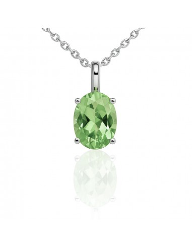 Con.peridoto de 6mm x 8mm engarse 4...