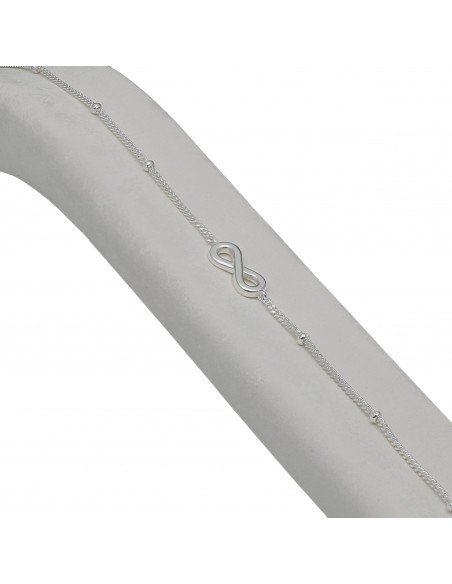 Pul.c/infinito en el medio cadena bolita 20 cm