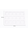 Exh. plancha tornillo  x 15 de 24x16 ,division.4x4