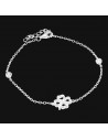 Pul. c/trebol en el centro y 2 piedras eng.ingles17 cm + ext.