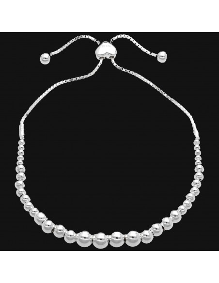 Pul. bolitas de 5mm hasta 2 mm c/cierre ajustable atras c/corazon