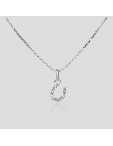 Conj. Herradura con piedras engarce...