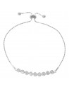 Pul. con piedras y cierre ajustable c/corazon