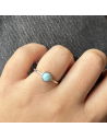 An.solitario c/larimar   6 mm bombe