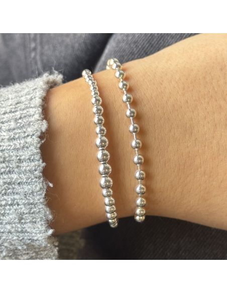Pul. bolitas de 5mm hasta 2 mm c/cierre ajustable atras c/corazon