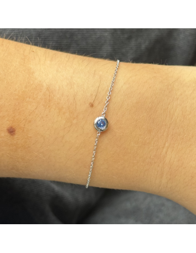 Pul. con zc azul oval  de 5mm en...