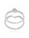 An. Doble 1 valentino s/piedras y 1 solitario eng. Ingles