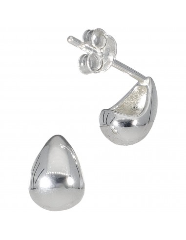 Torn. Tipo lagrima de plata s/ piedras