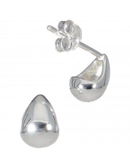 Torn. Tipo lagrima de plata s/ piedras