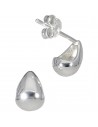 Torn. Tipo lagrima de plata s/ piedras