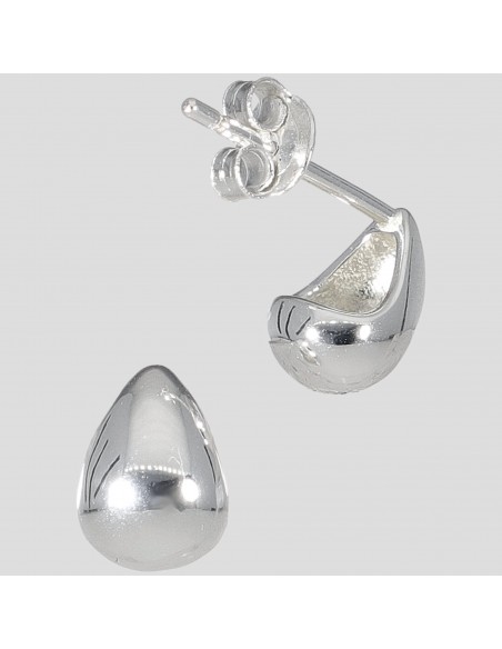 Torn. Tipo lagrima de plata s/ piedras
