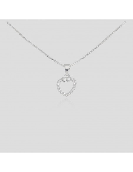 Conj. Corazon calado con zc y corazones arriba sin  9mm + argoll