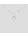 Conj. Corazon calado con zc y corazones arriba sin  9mm + argoll