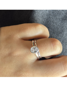 An. solitario oval c/alianza 2