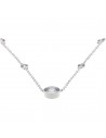Conj. Tipo collar con zc y dije central 7,5mm engarce ingles