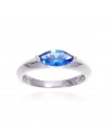 An. c/ piedra semilla azul  de 5mm x 10 mm