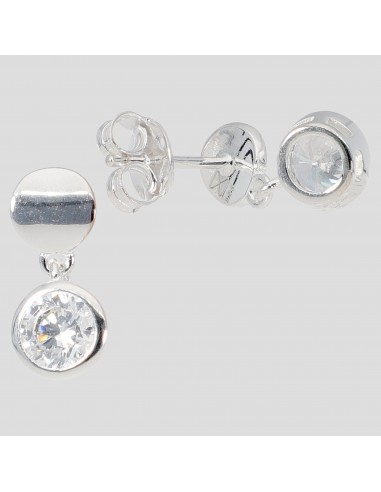 Torn. Colgante, circulo plata con...