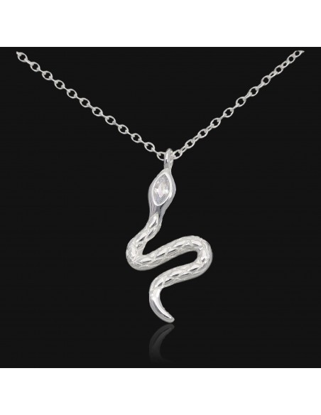 Conj. Con serpiente trabajada y zc. Oval en el ojo