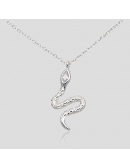 Conj. Con serpiente trabajada y zc. Oval en el ojo