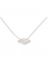 Conj. Con dije tipo flor Van Cleef c/zc y nacar
