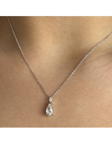 Conj c/piedra gota blanca rodinado...